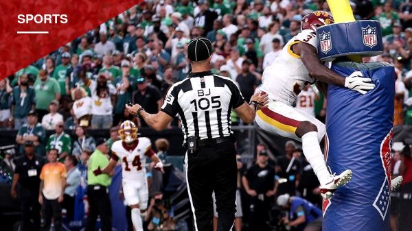 Diggs' Goal-Post Celebration Penalty Cost Commanders a Two-Point Try in Loss to Eagles