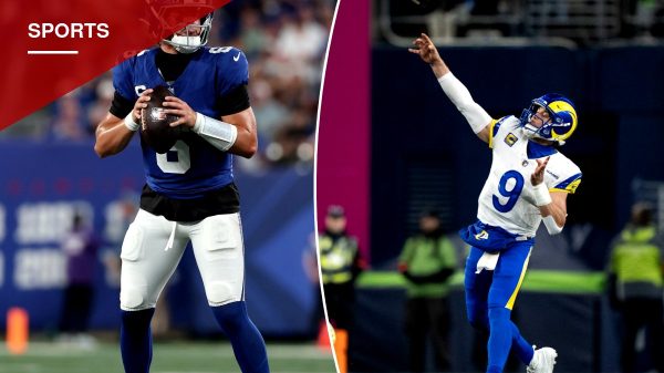 Giants Look to Stay Unbeaten as They Face Rams in Monday Night Showdown