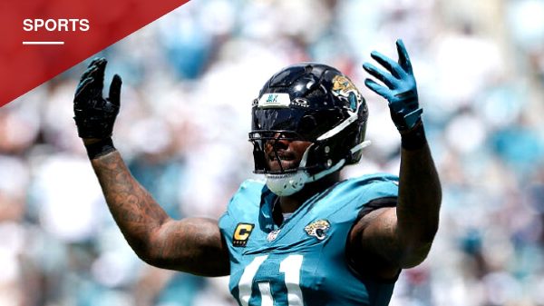 Jaguars' Josh Hines-Allen Tangles With Ball Boy Over Travis Hunter's Interception