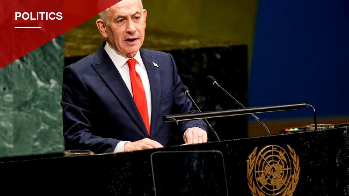 Netanyahu Uses UN Speech to Attack Mamdani, Iran, Qatar and Turkey