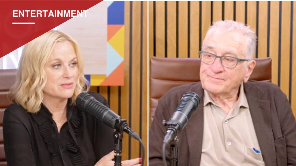Robert De Niro Tears Up After Amy Poehler Praises His Trump Criticism on Podcast