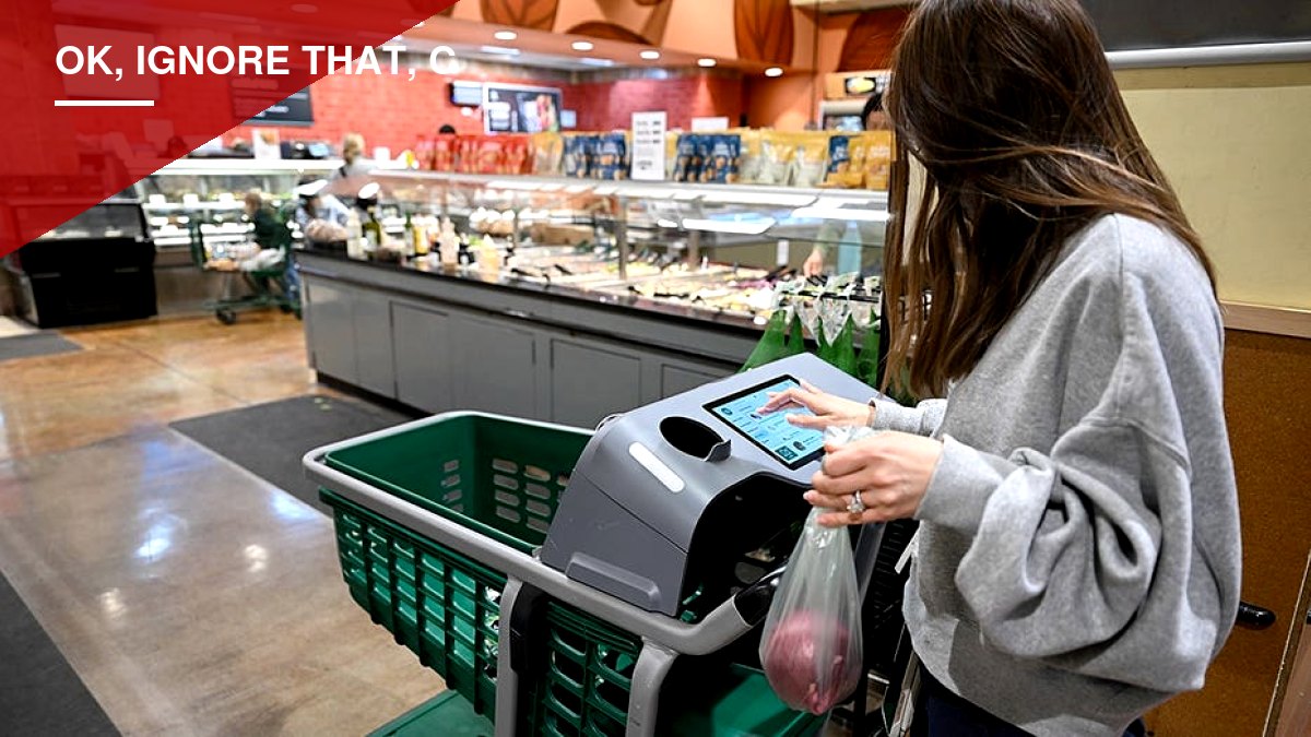 Study Finds Shoppers Using AI-Equipped Grocery Carts Spend 32% More