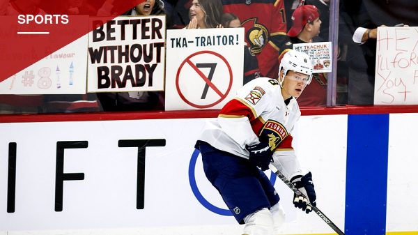 Brady Tkachuk Booed, Mocked and Beaten in First Return to Ottawa Since Trade Request