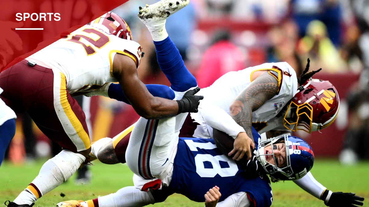 Giants and Commanders Battle to 27-27 Tie at Northwest Stadium