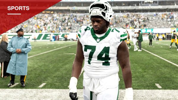 Jets Lineman Olu Fashanu Looks to Rebound Before Facing Bears in Chicago