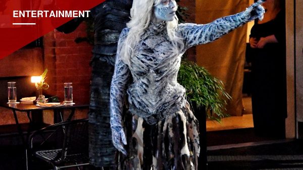 Karl-Anthony Towns and Jordyn Woods Step Out in Matching 'Game of Thrones' Costumes in New York