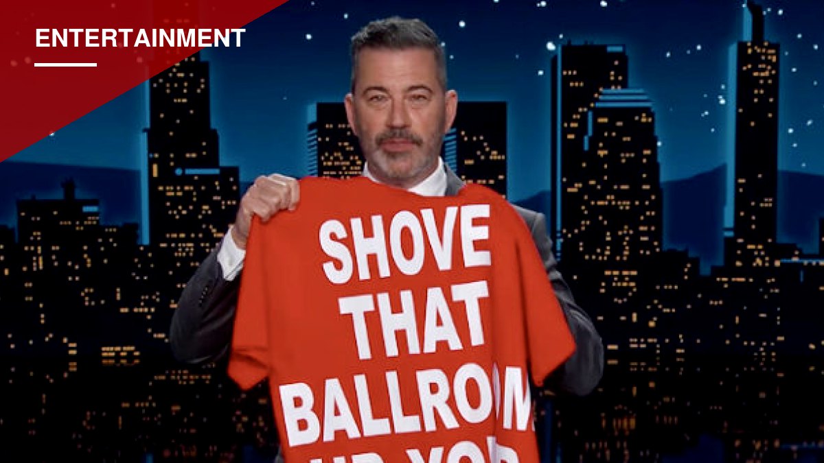 Kimmel Pokes Fun at Trump After Heckler's Crude Outburst Over White House Ballroom