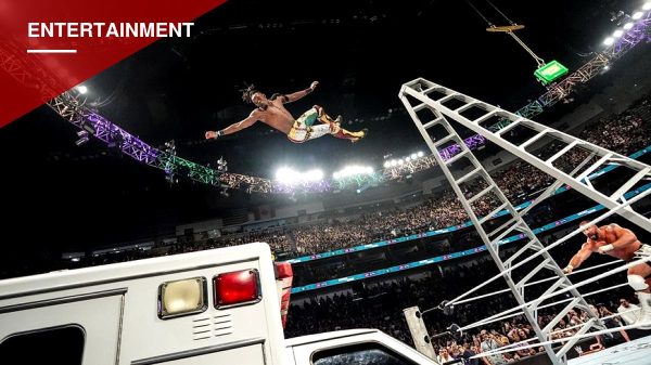 Penta Wins Chaotic WWE Money in the Bank Ladder Match After Je'Von Evans Crashes Through Ambulance Roof