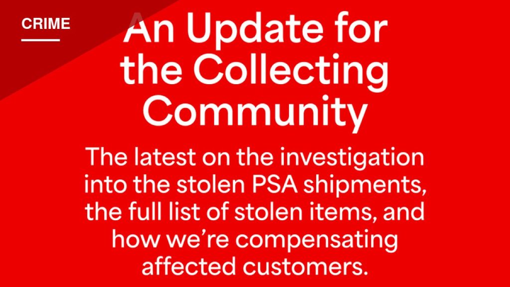 PSA Says 6,451 Stolen Trading Cards Remain Missing After FedEx Truck Heist in Santa Ana