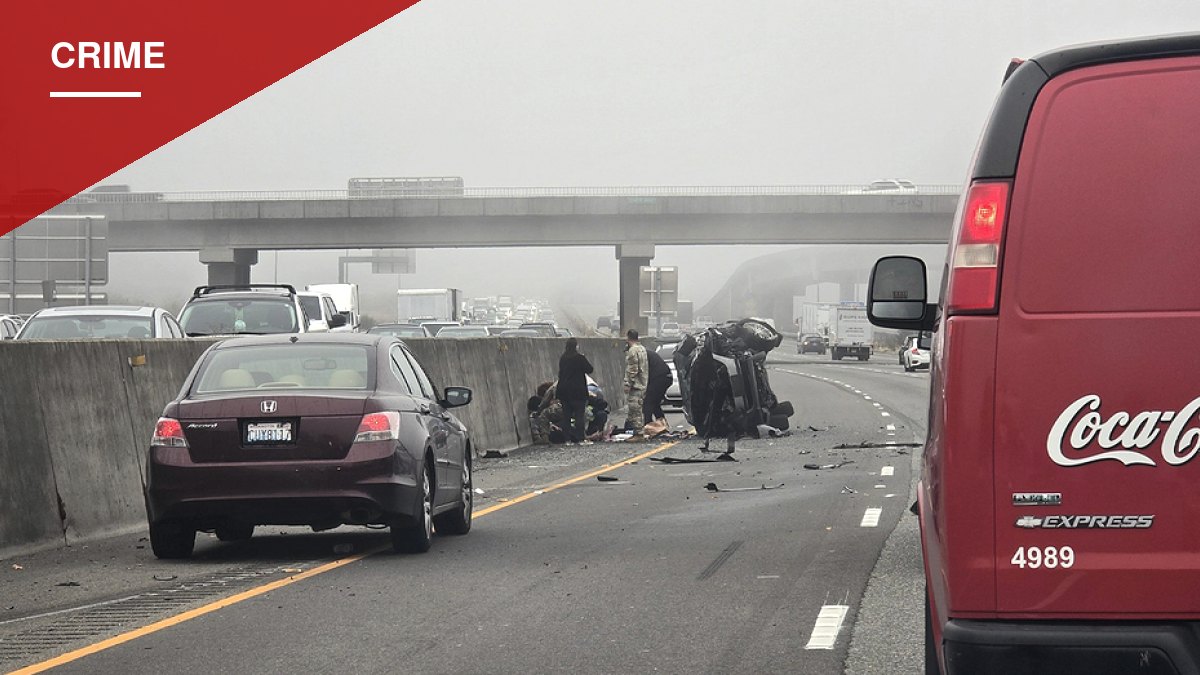 Soldiers Disarm Steilacoom Woman After I-5 Crash Near DuPont Ends in Stabbing